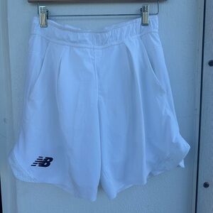 New Balance Men’s White Athletic Shorts